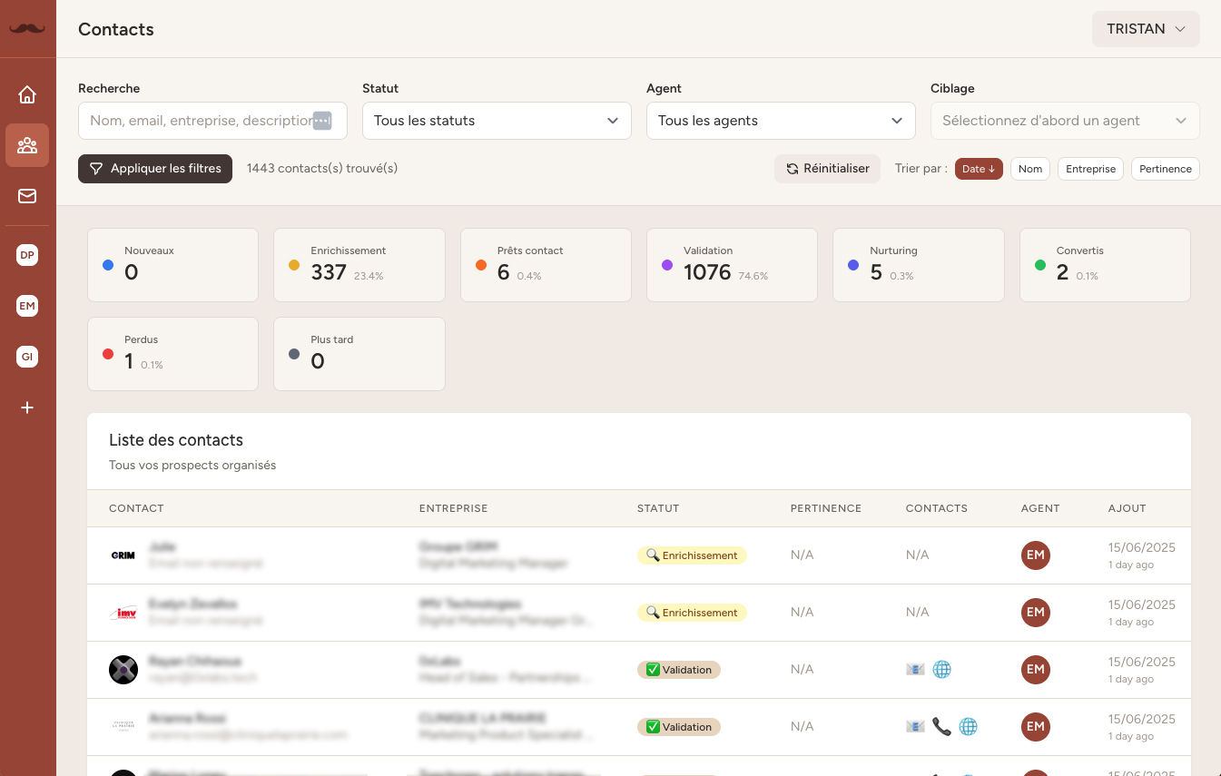 Configurer votre agent
